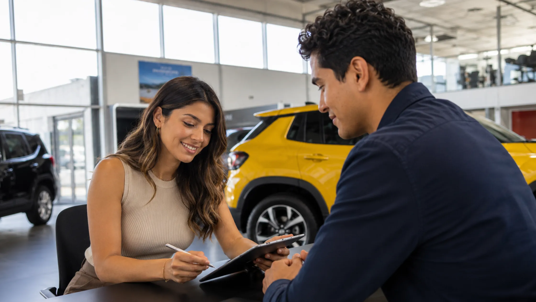 clienta-firma-la-documentacion-para-la-compra-de-su-vehiculo